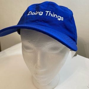 NWT Outdoor Voices blue baseball cap “DoingThings”